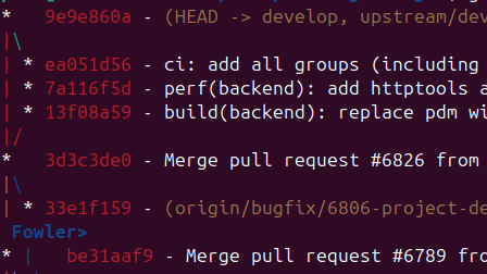 The "best" git log command